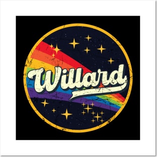 Willard // Rainbow In Space Vintage Grunge-Style Posters and Art